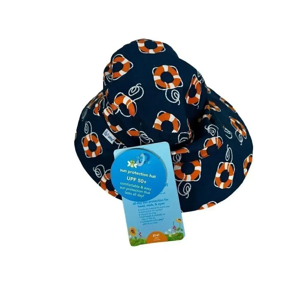 IPlay Sun Protection Hat 2T-4T Lifesaver Print